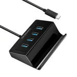 Yuanxin X-3209T Type-C Male to Quad USB Female Hub – Thumbnail 1