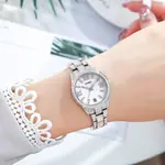 Skmei 1741 Luxury Quartz Stainless Steel Diamond Women Watches – Dial Color: White, Strap Color: Silver – Thumbnail 3
