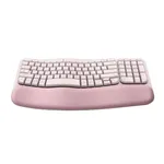 Logitech Wave Keys Wireless Ergonomic Keyboard – Color: Pink – Thumbnail 2