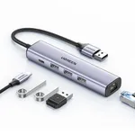 UGREEN CM475 4 in 1 Ethernet Adapter Hub – Thumbnail 2