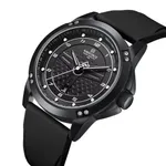 Naviforce NF8031 Dynamic Racing 3ATM Waterproof Men's Watch – Dial Color: Black, Strap Color: Black – Thumbnail 2