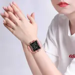 Naviforce NF7101 Silicone Strap Transparent Digital Fashion Female Wristwatch – Dial Color: Black, Strap Color: Pink – Thumbnail 3