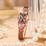 Olevs 5501 Slim Thin Japan Quartz Movement Woman’s Watch – Dial Color: Brown, Strap Color:  Brown  – Thumbnail 5