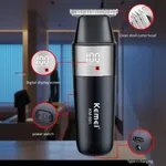 Kemei KM 591 Professional Steel Blade Small Hair Trimmer – Thumbnail 4