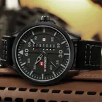 NAVIFORCE NF9074 Luxury Military Quartz Sports Men's Watch – Dial Color: Grey, Strap Color: Black – Thumbnail 5