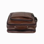 3G Smart Waterproof Stylish 3 in 1 Leather Backpack – Color: Brown – Thumbnail 1