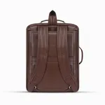 3G Smart Waterproof Stylish 3 in 1 Leather Backpack – Color: Brown – Thumbnail 6
