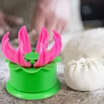 Momos Dumpling Maker Mould Shape Plastic Dough Press Home Momo Maker Machine – Thumbnail 3