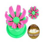 Momos Dumpling Maker Mould Shape Plastic Dough Press Home Momo Maker Machine – Thumbnail 1