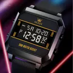 OLEVS 1103 Cool Waterproof LED Display Multifunctional Digital Men's Watch – Dial Color: Black, Strap Color: Black – Thumbnail 4