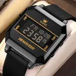 OLEVS 1103 Cool Waterproof LED Display Multifunctional Digital Men's Watch – Dial Color: Black, Strap Color: Black – Thumbnail 3