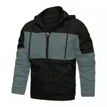 High Quality Two Tone Jacket Menes Zip Up Color Block Jackets – Size: M – Thumbnail 1