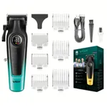 VGR V-196 Professional Hair Clipper Trimmer – Color: Green – Thumbnail 1