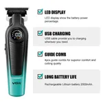 VGR V-196 Professional Hair Clipper Trimmer – Color: Green – Thumbnail 4