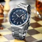 Curren 8375 Luxury Stainless Steel Analog Men's Watch – Dial Color: Blue, Strap Color: Silver – Thumbnail 3