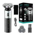 VGR V-343 Premium Cordless Rechargeable IPX7 Fully Waterproof 3 Head Electric Shaver & Timmer – Thumbnail 7