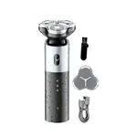 VGR V-343 Premium Cordless Rechargeable IPX7 Fully Waterproof 3 Head Electric Shaver & Timmer – Thumbnail 1