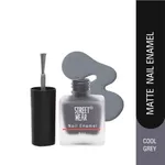 Street Wear Matte Nail Enamel Cool Grey Nail Polish – Thumbnail 3