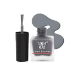 Street Wear Matte Nail Enamel Cool Grey Nail Polish – Thumbnail 1