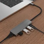 Yuanxin X-80505B Aluminium Multiport 5 in 1 Type C Hub – Thumbnail 2