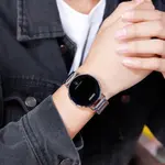 SKMEI 1550 Digital LED Touch Screen Stainless Steel Men's Watch – Dial Color: Blue, Strap Color: Silver – Thumbnail 2