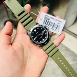 CASIO MTP-VD01-5EVUDF Enticer Stainless Steel Case Luminescent Men's Sports Analog Watch – Dial Color: Black, Strap Color: Green  – Thumbnail 6