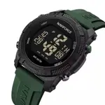 NAVIFORCE NF7104 Luminous Silicone Digital Acrylic Men's Watch  – Dial Color: Black, Strap Color: Green  – Thumbnail 3