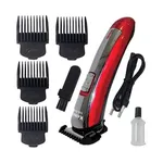 Kemei KM-7055 Professional Hair Trimmer for Men – Color: Red – Thumbnail 3