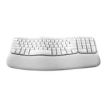 Logitech Wave Keys Wireless Ergonomic Keyboard – Color: White – Thumbnail 2