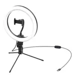 10 Inch Ring Light With Mini Table Stand YouTube Video Live Makeup Lamp Photo Studio – Thumbnail 1