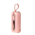 Joyroom JR-L012 Colorful Series LED Digital Display Dual Cables Power Bank – Color: Pink – Thumbnail 2
