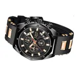 LIGE 8908 Analog Movement Premium Silicone Strap Men's Sports Watch – Dial Color: Black, Strap Color: Black – Thumbnail 3