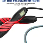 Saim Count Digital Weight Calories Time Setting Skipping Rope – Thumbnail 2