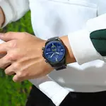 CRRJU 2307 Stainless Steel Multifunction Masterpiece Classic Chrono Men's Watch – Dial Color: Blue, Strap Color: Black – Thumbnail 4