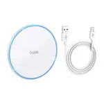 Hoco CW6 Pro 15W Ultra-Thin Wireless Fast Charger with LED Indicator – Color: White – Thumbnail 1