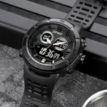SKMEI 2014 Digital Analog Silicone Strap Waterproof Sporty Men's Watch – Dial Color: Black, Strap Color: Black – Thumbnail 3