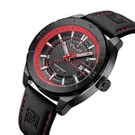NAVIFORCE NF9209 Military Sports Luminous Men’s Watch – Dial Color: Black, Strap Color: Black – Thumbnail 2