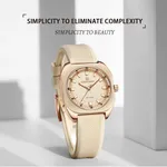 Naviforce 5061 Slim Analog Silicone Strap Casual Men's Watch – Dial Color: White, Strap Color: White – Thumbnail 2
