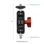 Magic Arm Dual 1/4" Head Mount Super Clamp for Hotshoe Monitor Rig – Thumbnail 3