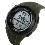 SKMEI 1025 Trend Function Waterproof Sports Men’s Watch – Dial Color: Black, Strap Color: Green  – Thumbnail 2