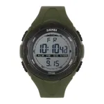 SKMEI 1025 Trend Function Waterproof Sports Men’s Watch – Dial Color: Black, Strap Color: Green  – Thumbnail 4