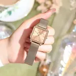 Poedagar 793 CH Stainless Steel Mesh Strap Women's Watch – Dial Color: Rose, Strap Color: Rose – Thumbnail 5