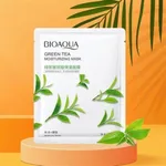 BIOAQUA Green Tea Refreshing Face Brighten Natural Skin Sheet Mask - 25 gm – Thumbnail 3