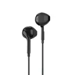 GEEOO TC555 Type-C Half In-Ear Wired Earphone – Color: Black – Thumbnail 2