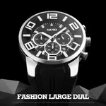 SKMEI 9128 PU Leather Analog Stylish Sporty Men's Watch – Dial Color: Black, Strap Color: Black – Thumbnail 3