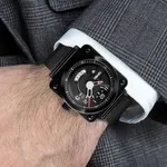 Skmei 9172 Luxurious Stainless Steel Men's Watch – Dial Color: Black, Strap Color: Black – Thumbnail 4