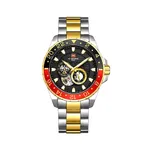 Naviforce NFS1003 Mechanical Movement Watch – Dial Color: Black, Strap Color: Gold – Thumbnail 1