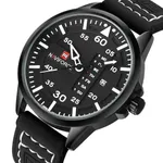 NAVIFORCE NF9074 Luxury Military Quartz Sports Men's Watch – Dial Color: White, Strap Color: Black – Thumbnail 2