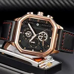 SKMEI 1963 Waterproof Quartz Chronograph Men's Watch – Dial Color: Rose, Strap Color: Black – Thumbnail 3