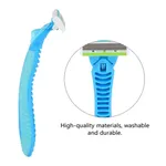 1 Handle + 4 Blades Men And Women Body Hair Safety Bikini Aloe Strip Shaving Razor – Thumbnail 3
